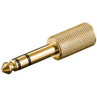 MUSIC STORE Adapter, Adapter, Metall vergoldet, hochwertig, zuverlässig