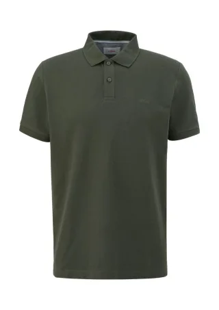 s.Oliver Red Label - Poloshirt aus Baumwolle grün - Gr. - M