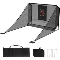 GIHAUVIA Golfnetz Sport Golfkäfig Zielnetz, Reißfeste Netzkonstruktion, Golfmatte.