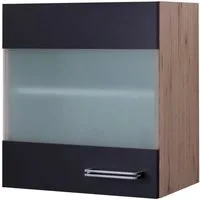 Flex-Well Glashängeschrank Antigua (B x H x T) 50 x 54,8 x 32 cm, mit Stollenglastüren