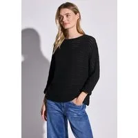 STREET ONE Strickpullover mit U-Boot-Ausschnitt