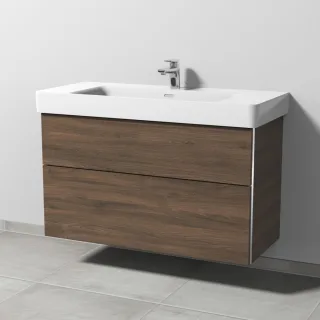Sanipa 3way Waschtischunterbau zu Laufen Pro S Waschtisch mit 2 Auszügen, Eiche-Arizona BR77080
