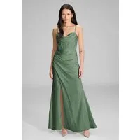 Hey Kyla Abendkleid - Satinkleid mit Drapierung und Beinschlitz Figurbetonte Passform