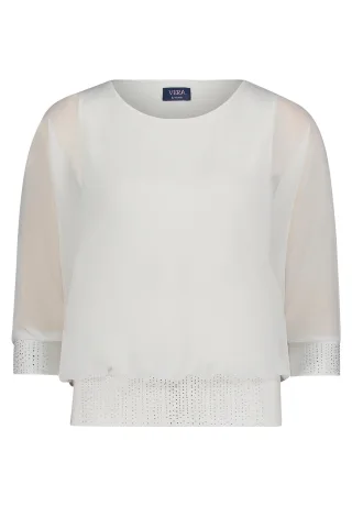 Vera Mont - Blusenshirt rohweiß - Gr. - 44