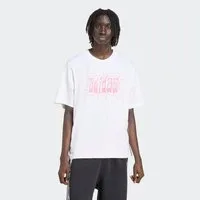 adidas Originals T-Shirt USED OVERSIZED Print T-Shirt, Used-Look, aus Baumwolle