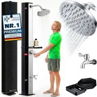 KESSER Solardusche, Solardusche 40- 60 Liter Solar Gartendusche warmes Wasser