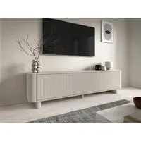 Compleo TV-Schrank modern und Japandi Design, Lowboard 200 cm breit MADE IN EU, TOPSELLER