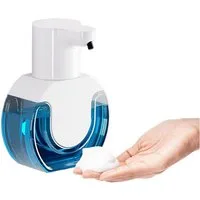 TUWENA Seifenspender Automatisch Wandbefestigung 420ML Elektrischer Soap Dispenser No Touch, (1-tlg), mit USB Wiederaufladbar, IPX5 Wasserdicht