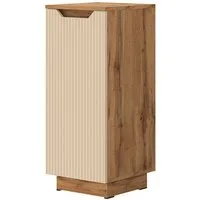 Vicco Midischrank Lotta, Eiche/Kaschmir gestreift, 33.4 x 81.9 cm (1-St)