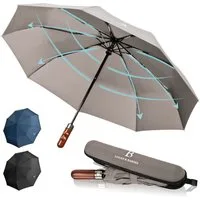Logan & Barnes Taschenregenschirm Dublin, Sturmfest bis 140 km/h