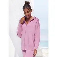 Elbsand Strickjacke aus hochwertigen Strick und eingestricktem Logo, Loungewear