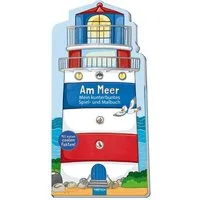 TRÖTSCH - Malbuch Mein kunterbuntes Spiel- und Malbuch Am Meer / diverse, Lernbuch Malbuch Ausmalbuch
