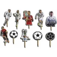 Festivalartikel Tortenstecker RONALDO Topper Set 10 Stk Geburstag Torten Deko Kuchen Junge