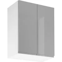 ROYAL24_MARKT Hängeschrank - Strahlender Glanz und klare Struktur für Ihre Küchenwand (Hängeschrank, 1-St., Velmora G60) Edles Material - Zeitgenössisch - Elegant.