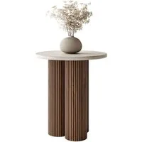 Lookway Couchtisch CANYON S mit geriffeltem Sockel