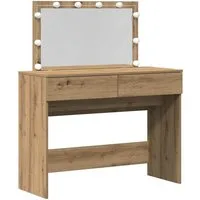 vidaXL Schminktisch Schminktisch Artisan-Eiche 100 x 40 x 120 cm Holzwerkstoff (1-St)