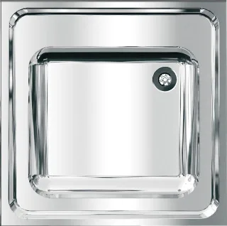 KWC Aquarotter Gewerbespüle, MAXIMA, Edelstahl, 600x382x600 mm, 2000057616 2000057616