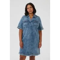 KAFFE Curve Blusenkleid Kleid KCelona Große Größen