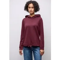 STREET ONE Hoodie mit elastischem Materialmix