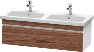 Duravit DuraStyle Waschtischunterbau wandhängend Nussbaum dunkel & Weiß Matt 1230x448x398 mm - DS639 DS639802118