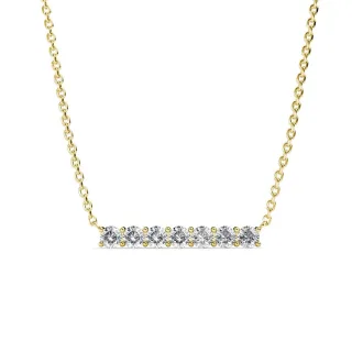 Myriad Birthe Stone Anhänger - Gold und Kristall