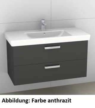 Artiqua 414 Waschtischunterschrank für Subway 2.0 7175A0 Eiche Weiß quer NB, 414-WU2L-V71-7185-440 414-WU2L-V71-7185-440