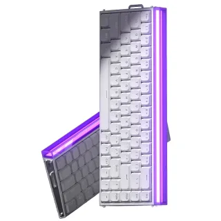 AULA Hero68mini Low Profile Magnetic Switch Keyboard Full Aluminum 68-Keys RGB Lighting 8000Hz Polling Rate Rapid Trigge
