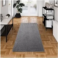 Snapstyle Läufer Hochflor Velours Läufer Teppich Luna, Rechteckig, Höhe: 16 mm