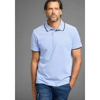 H.I.S Poloshirt mit sportlichen Kontraststreifen & Logo-Stickerei
