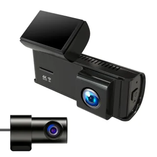 4K WiFi / GPS Dash Cam Front And 1K Rear Camera 170° F1.4 HDR Loop Recording / 24H Parking Monitoring