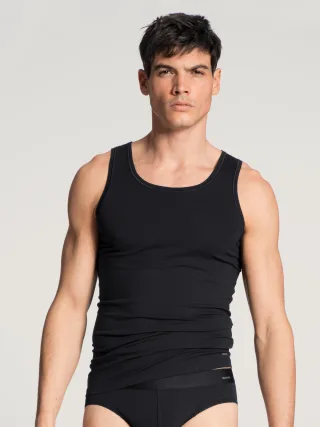 CALIDA - MEN Athletic shirt black - Gr. - XXL