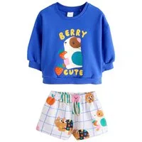 Next Pullover & Shorts Rundhals-Sweatshirt und Shorts im Set (2-tlg)
