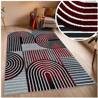 OTTO home Teppich Lysandra, rechteckig, Höhe: 8 mm, 3D-Effekt, softer Kurzflor, pflegeleicht, leichter Glanz, Scandi-Look