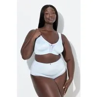 Ulla Popken Entlastungs-BH Minimizer-BH Satin Spitze ohne Bügel