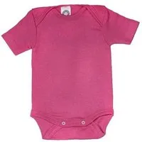 Cosilana Kurzarmbody (1-tlg) Baby Kurzarm-Body aus Bio Schurwolle / Seide
