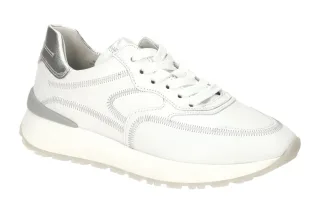 Gabor 63.491.21 Damen Sportliche Halbschuhe Wei? Silber Best Fitting
