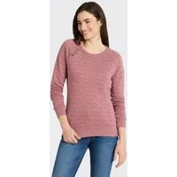 Ragwear Sweatshirt DARIA ZIG ZAG O mit Zierknöpfen am Ausschnitt