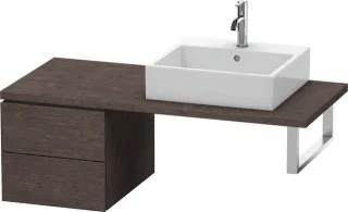 Duravit L-Cube Unterschrank für Konsole Eiche dunkel gebürstet Matt 420x547x400 mm - LC583607272 LC583607272
