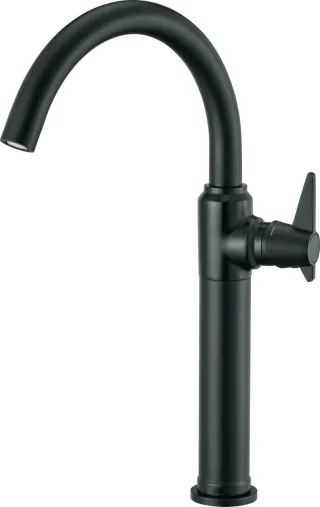 Neuesbad Serie 400 Waschtischarmatur, erhöht, Oberfläche: schwarz matt NB1DEBQT_N20K1
