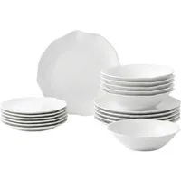 Villeroy & Boch Tafelservice Pura Teller-Set 18er Set (18-tlg), 6 Personen, Porzellan