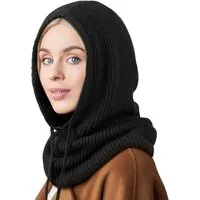 Coonoor Strickmütze Wintermützen für Damen Strickmütze mit Kordelzug