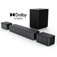 Ultimea Poseidon M4T Soundbar 5.1 Surround Sound System mit Dolby Atmos (Bluetooth 5.3, 450 W, Mit Subwoofer, 2 Rear-Lautsprechern, Einstellbarem Bass)