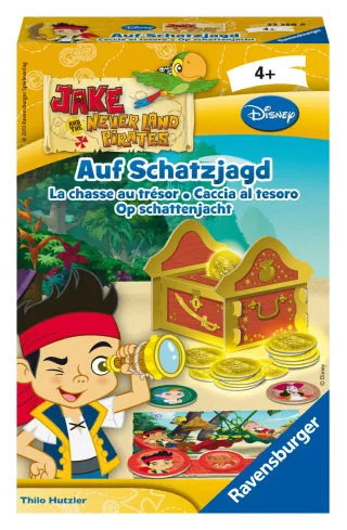 Ravensburger 23358 - Disney Jake and the Neverland Pirates: Auf Schatzjagd [Mitbringspiel]