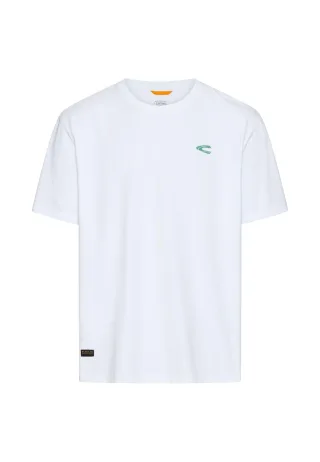 camel active - T-Shirt mit Rückenprint white - Gr. - L