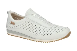 Pikolinos M2A-6252 Liverpool Herren Slipper Wei? Echtleder bequem & weich gep...