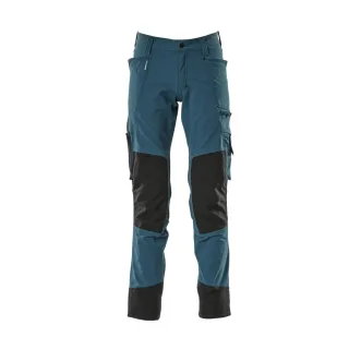 MASCOT Herren Hose mit Knietaschen ADVANCED Dunkelpetroleum 49 - 17179-311-44-90C49