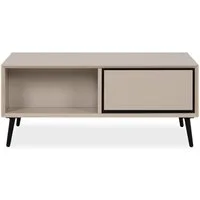 Finori Couchtisch, sand / schwarz B x H x T ca. 94 x 40 x 55 cm