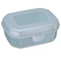 WESTMARK Frischhaltedose Snackbox Maxi 935 ml blau Aufbewahrungsdose für Snacks, PP, mit Filmscharnier