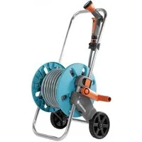 GARDENA Schlauchaufroller Gardena Schlauchwagen AquaRoll S Set Schlauch, Systemteile, + Classic