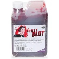 Fries Theaterschminke XXL Kunstblut Theaterblut Blut Karneval Horror Halloween Party 420 ml, Für die Haut geeignet